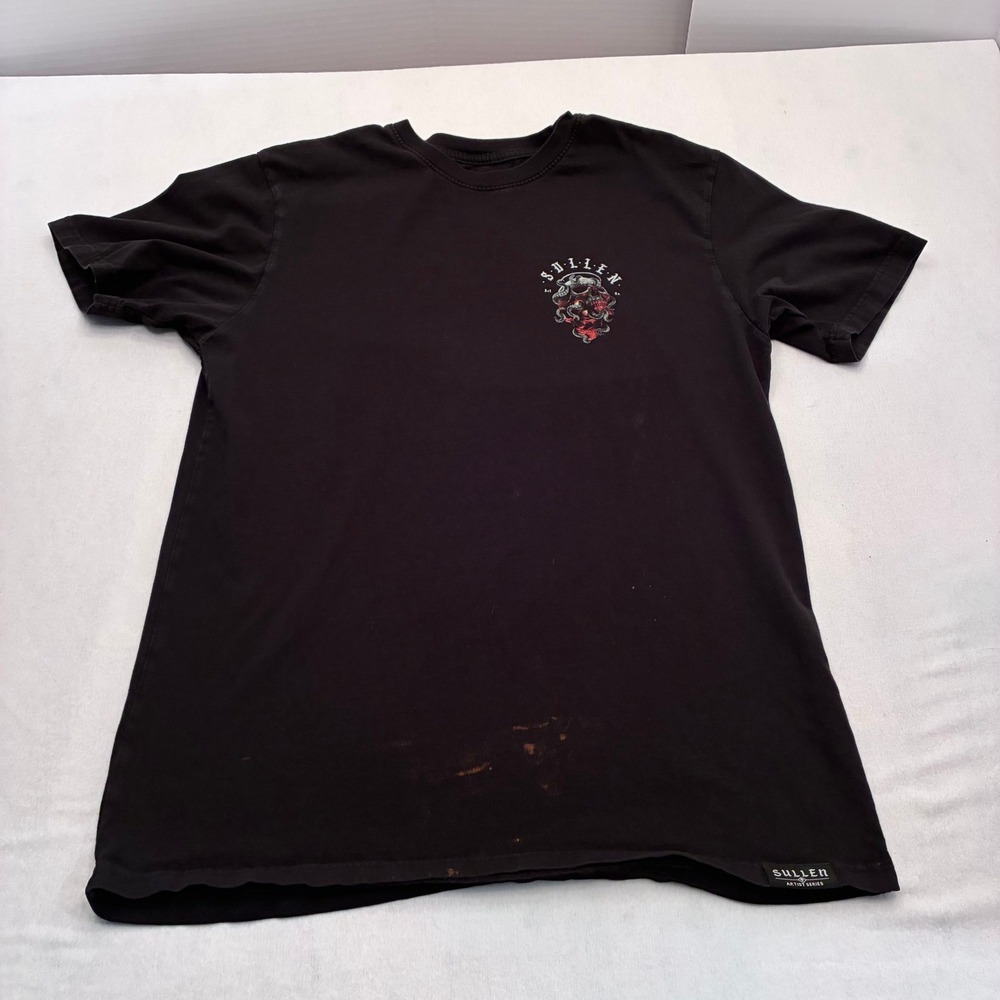 Sullen Art Collective David Kohut Skull Octopus Graphic T-Shirt Mens Medium